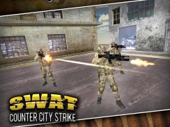 SWAT Sayaç Şehir Strike 3D screenshot 5