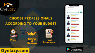 OyeLazy - Home Services, Maintenance, Repairs App screenshot 0