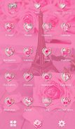 Lovely Theme Roses & Paris screenshot 2