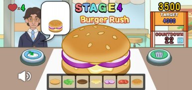 HamburgerRush-Fun food game screenshot 0