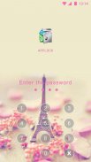 AppLock Theme Eiffel Tower screenshot 0