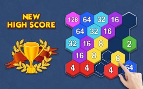 Merge Block-2048 Hexa puzzle screenshot 5