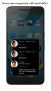 Missed call & SMS notification screenshot 1