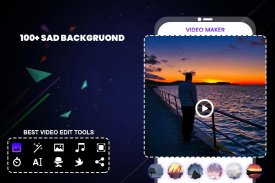 Sad Video Maker with Music screenshot 6