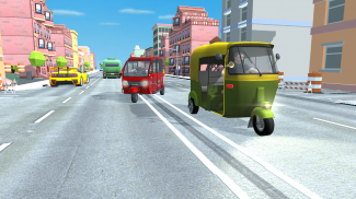 Tuk Tuk Rickshaw:  Auto Traffic Racing Simulator screenshot 3