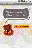 Guess My Number - A Mind Reading Application screenshot 0