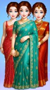 Indian Bridal Saree Salon Game screenshot 4