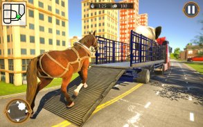 شاحنة نقل الحيوانات البرية ألعاب محاكاة2019 screenshot 3