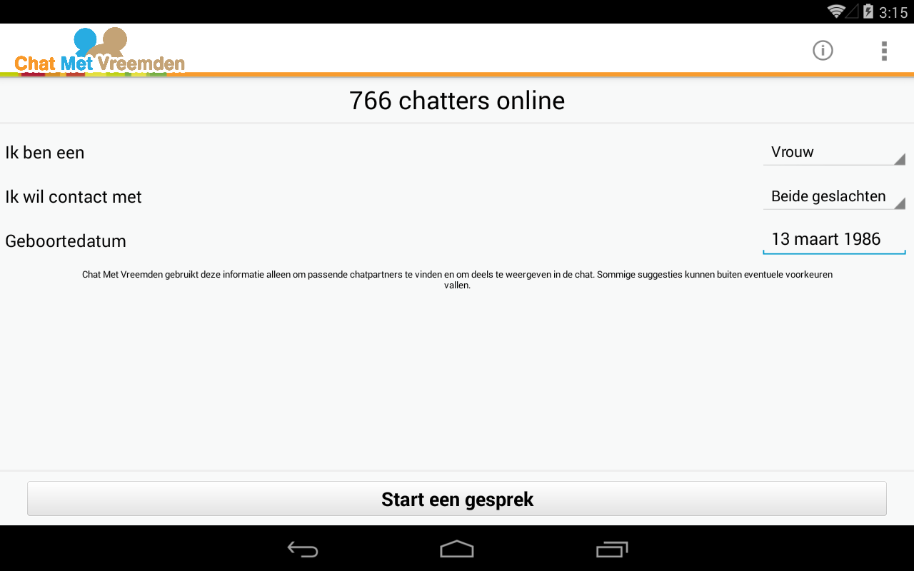 Chat Met Vreemden - Download APK per Android | Aptoide