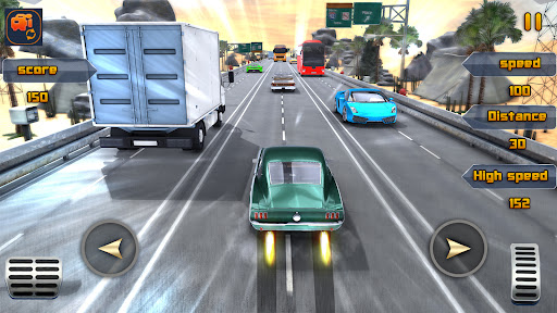 Jogos de carros de corrida em rodovias 3D versão móvel andróide