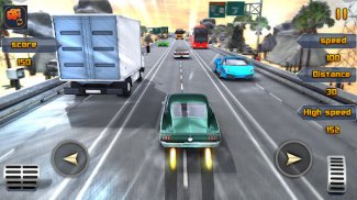 高速公路 车 赛车 游戏 3D screenshot 0