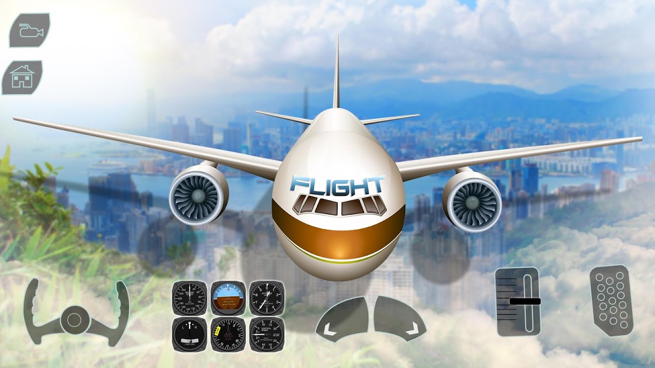 Take off Airplane Pilot Race Flight Simulator::Appstore for  Android