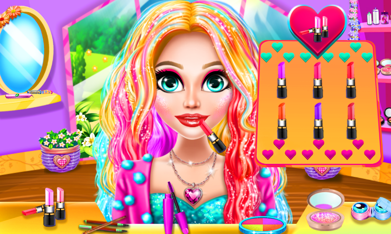 Princess Rainbow MakeUp Salon::Appstore for Android