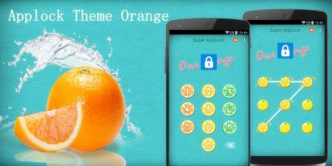 AppLock Theme Orange screenshot 0