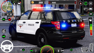 obstáculo polícia carro estacionamento curso screenshot 1