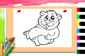 Kids Animal Color & Draw Fun screenshot 1