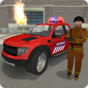 Mr parcheggio. Fire Truck Auto Icon