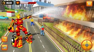 Firefighter Robot Rescue Hero screenshot 13