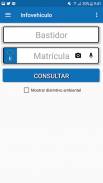 Infovehículo - Consultar matrícula screenshot 1