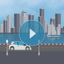 Cityscape animated weather backgrounds add-on Icon