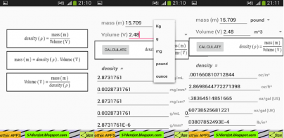 Density Calculator