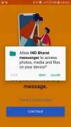 IND Bharat messenger - free chat and video calls screenshot 5