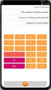Hours minute sec. Calculator screenshot 2