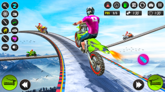 बाइक करतब दौड़ 3D - मोटो बाइक दौड़ खेल screenshot 3