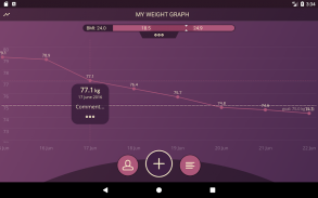 Gewichtstagebuch, BMI screenshot 0