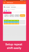 Shift Work Calendar & Schedule screenshot 3