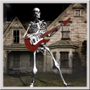 Skeleton Guitarist Live Wallpaper Icon