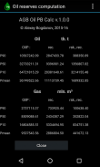 AGB Oil PB Calc screenshot 1