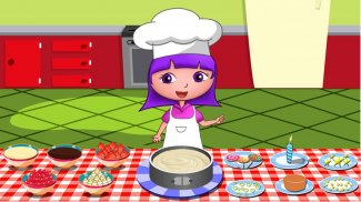 Anna's birthday cake bakery shop - cake maker game screenshot 5