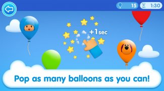 Pocoyo Pop Balloon Game screenshot 1