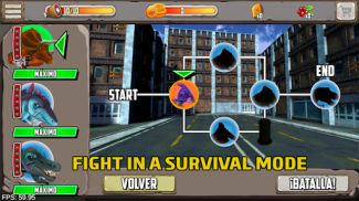 لعبة قتال الديناصورات screenshot 3
