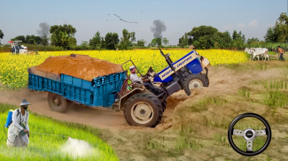 Heavy Tractor Trolley Game 3D screenshot 2