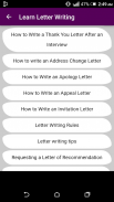 Learn English Letter Writing w screenshot 5