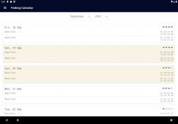 Fishing Times screenshot 1