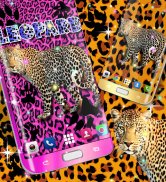 Gepardleoparddruck Live Wallpaper screenshot 7