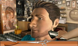 Barbiere baffi e barba stili rasatura gioco screenshot 1