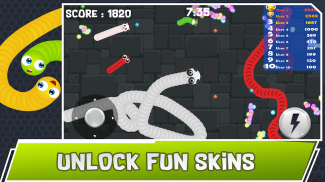 Angry Crawler Worm : Play snake game classic screenshot 2