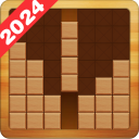 Holzblock-Puzzle Icon