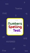 Numbers spelling test screenshot 12