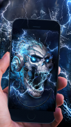 Electric Skull Live Wallpaper screenshot 2