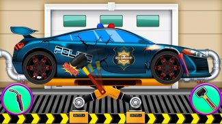 Pembersihan mobil polisi: desain kendaraan screenshot 5