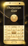 Champaign Gold Go Keyboard Theme screenshot 3