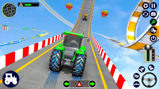 Mega Ramp Tractor Stunt Game screenshot 0