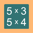 Multiplication Tables: Learning, Practice, Exam Icon