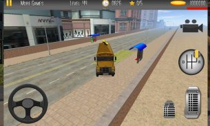 Schoolbus Memandu 3D Sim 2 screenshot 5