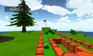 Cartoon mini golf gioco 3D screenshot 0
